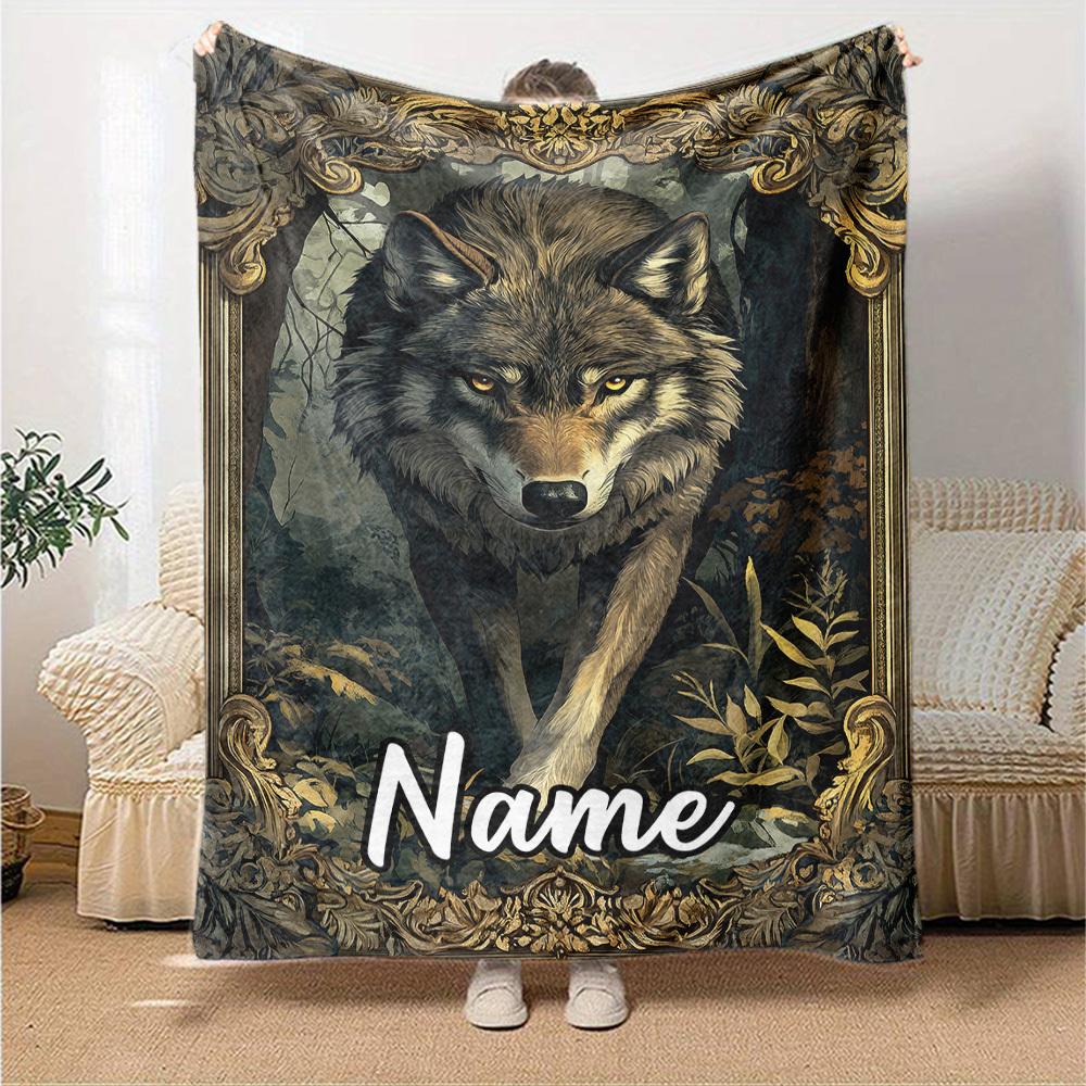 Floral Hippo Home Blanket Customize Your Names Comfortable Soft Lightweight Allseason Multipurpose Blanket For Picnics Sofas Offices Beds Living Rooms