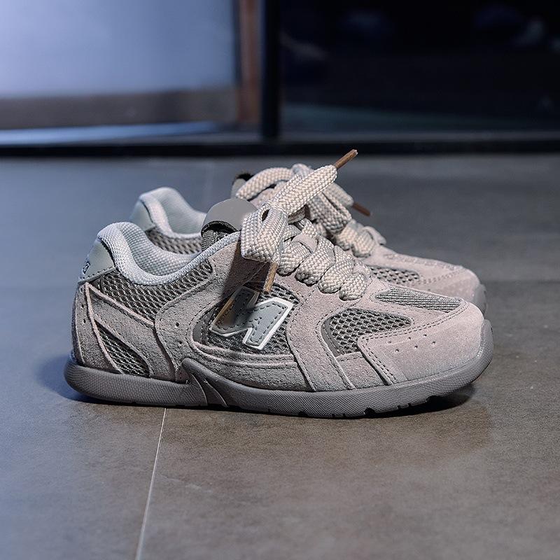 

Детские ретро кроссовки Форрест Гамп 2025 весна-лето новые дышащие сетчатые кроссовки для мальчиков, универсальные повседневные кроссовки на мягкой подошве для девочек, для моральной подготовки 37 inner length 23cm