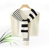 Elegantes Tuch kombiniert mit einem Hemd für Frühling und Herbst 2026 Neues gestreiftes Stricktuch und Schulterschutz Doppelt verwendbarer Umhang