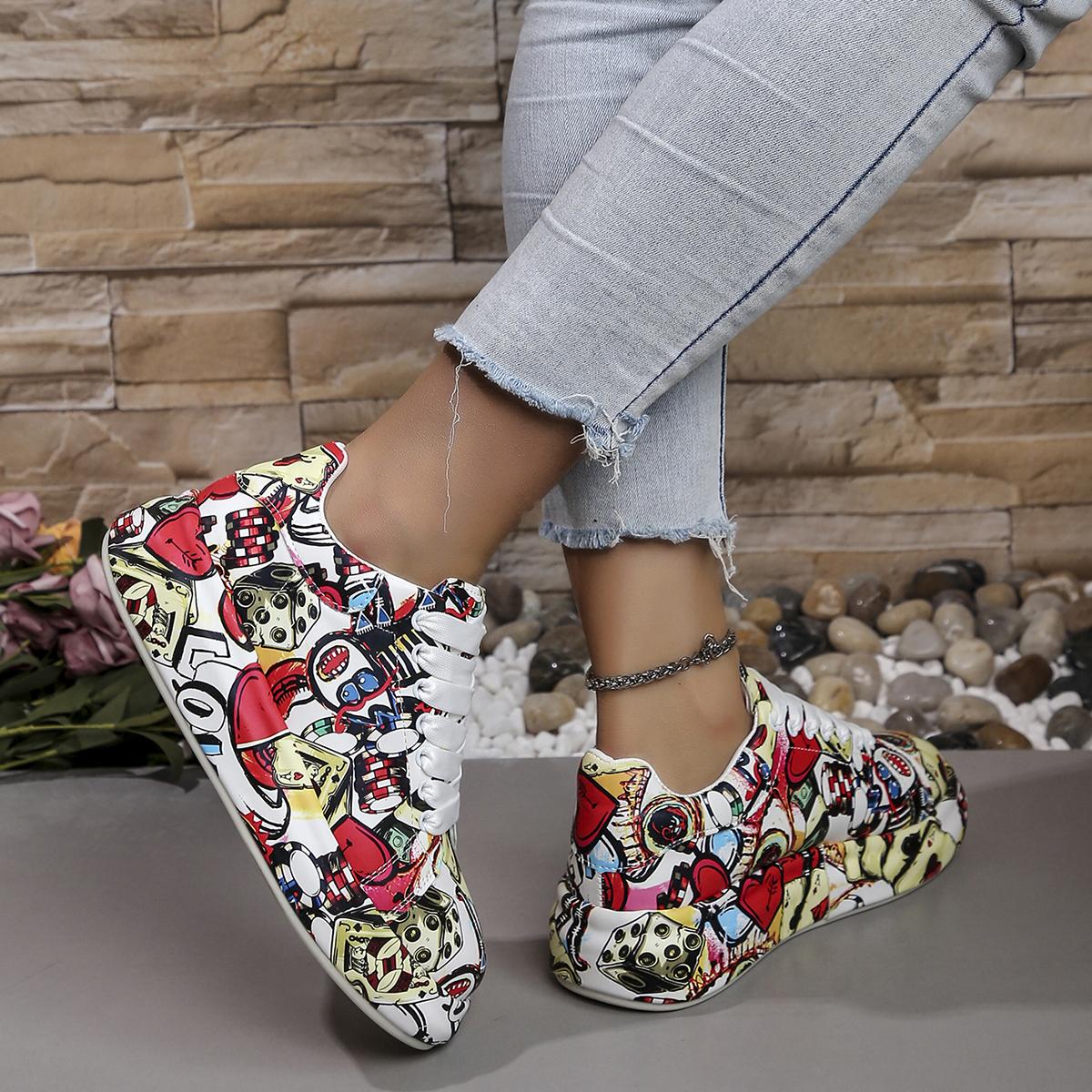 Модные женские повседневные кроссовки — фото 6