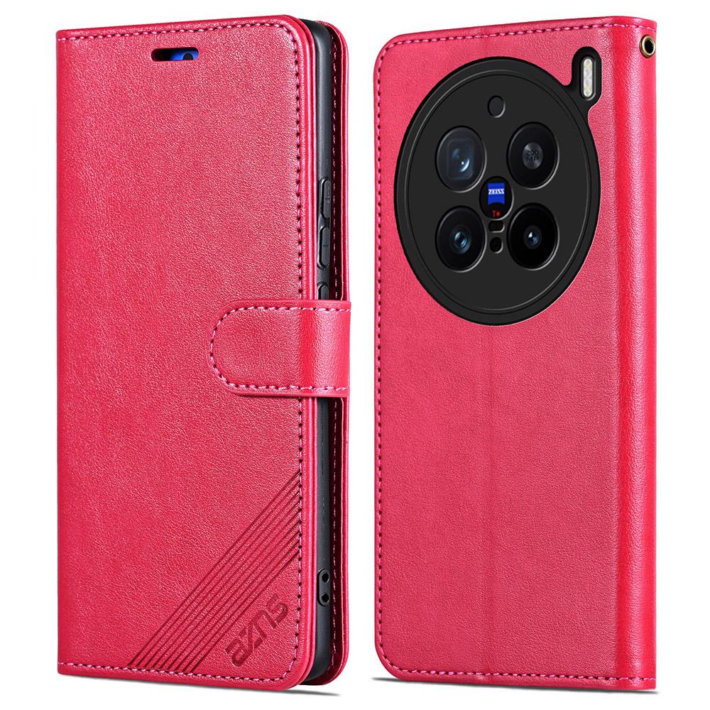 AZNS For Vivo X200 Pro 5G Case Anti-Scratch PU Leather Stand Wallet Phone Cover