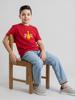 MONTE CARLO Boy Oversized Red Tshirt