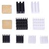 5Pcs For Raspberry Pi 2/3/4 3B+ 4B Aluminum Heatsink Radiator Cooler Kit