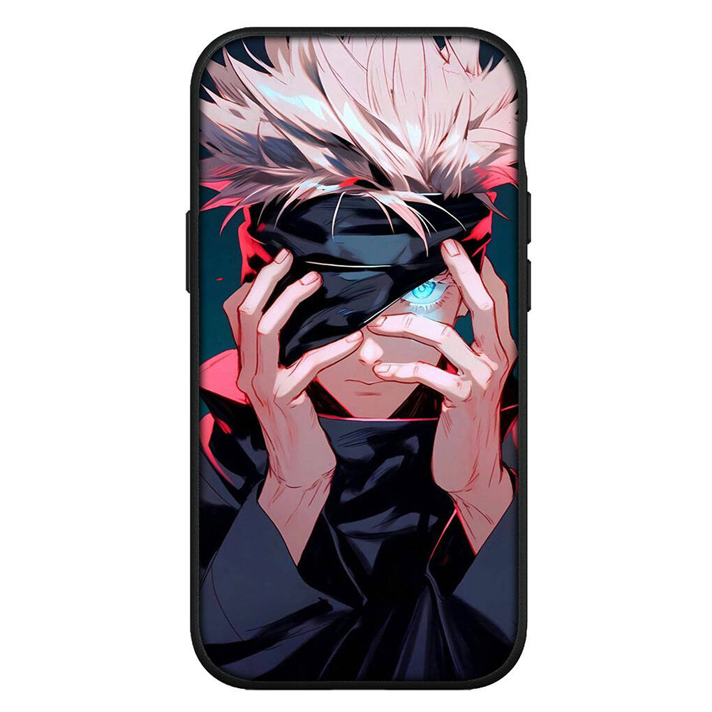 

Чехол для iPhone 17 16 15 Xiaomi Poco Redmi Note 14 13 12 Pro 16e Samsung Galaxy S25 S24 S23 OPPO Huawei Мультяшный Магическая битва Годжо Сатору Чехол для телефона for Huawei Mate 20 Lite