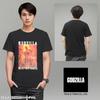 Fineplus Godzilla Short King Ghidorah Poster Japanese Cherry Blossom Character Merchandise T-Shirt, Sleeve, Print, Pattern, Design,