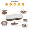 Smart LED Light, 3 Color Temperatures, 5-Level & Stepless Dimming, Remote & Touch Control, USB-C Rechargeable, Adjustable Angle