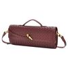 2025 New Women's Woven One-shoulder Organ Bag