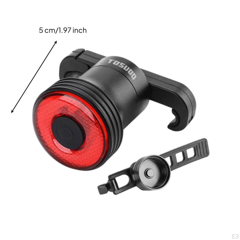 Brake Light Lightweight Mountain Bike Rear Warning Bright UsbC Taillight for Cyclists,