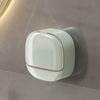 Punch-Free Wall-Mounted Soap Holder with Drain for Bathroom