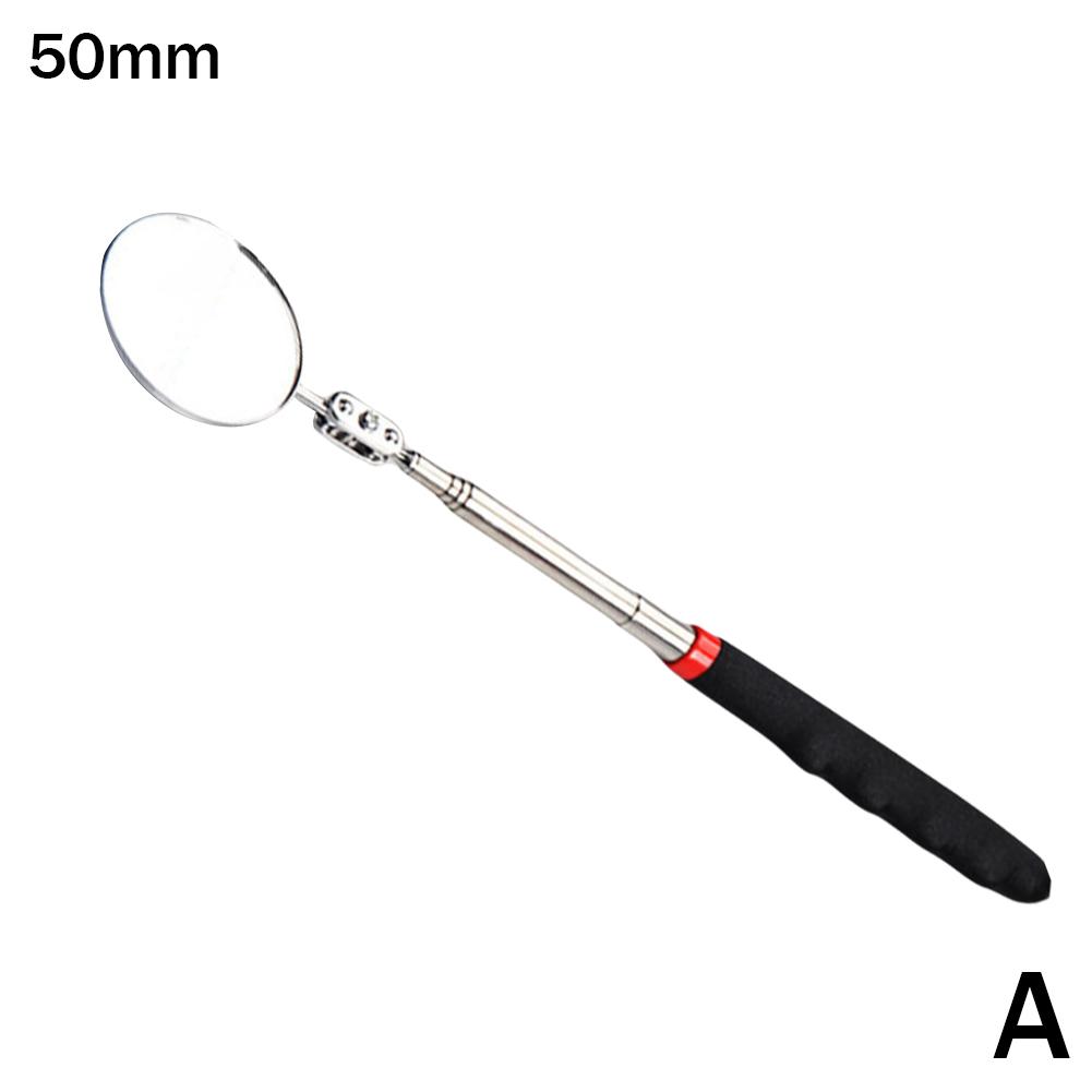 

34 360° Auto Underbody Access Mirror Telescopic With Light Suction Rod Pickup Magnetic Car Inner Wall Inspection Mirror Tools