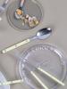 Katewaltz Tiny Blanc Rev Cutlery 2-piece Korean Tableware Set (Spoon, Chopsticks)