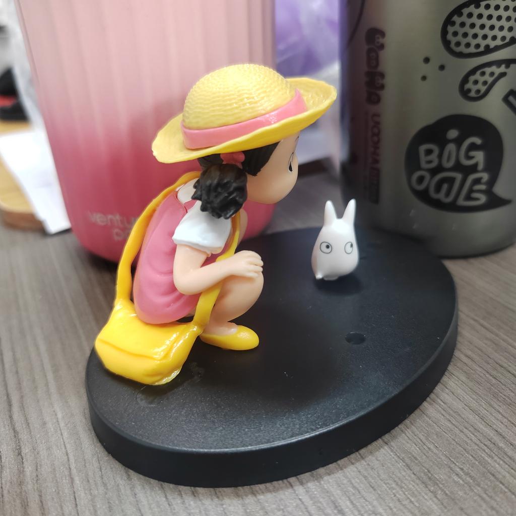 7cm Anime Mein Nachbar Totoro Zeichentrickfilm Mei Niedliche Figur Xiaomei PVC Sammlermodell Ornament Puppen Statue Kinderspielzeug Geschenke