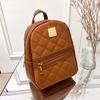 Embroidered backpack mini school bag girls schoolbag rhombus small backpack