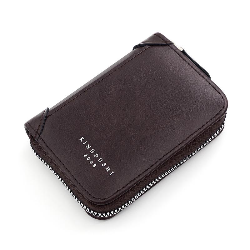 In Stock: 2023 Urban Minimalist PU Leather Card Holder - European & American Style