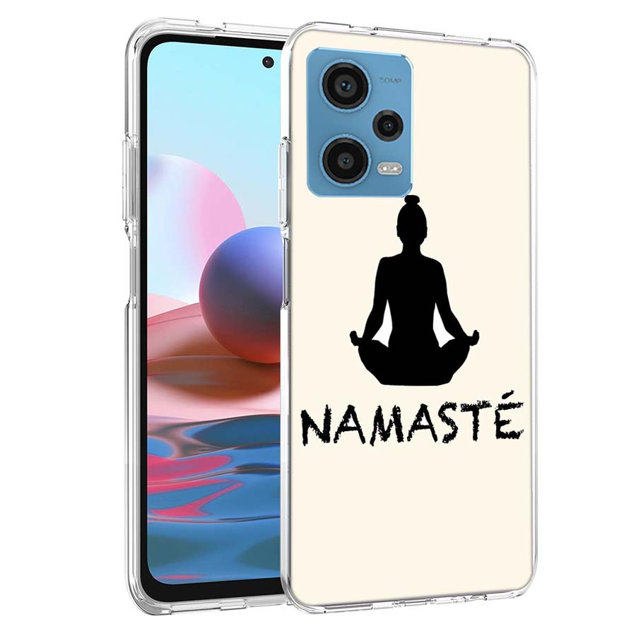 

Hot Sell Yoga Namaste Phone Case For Redmi Note 13 12 14 15 Pro Plus 13R 11 11T 11E 11S 10 Pro 10S 9 9S Cover Cell Clear TPU Cap Note 15 Pro Plus