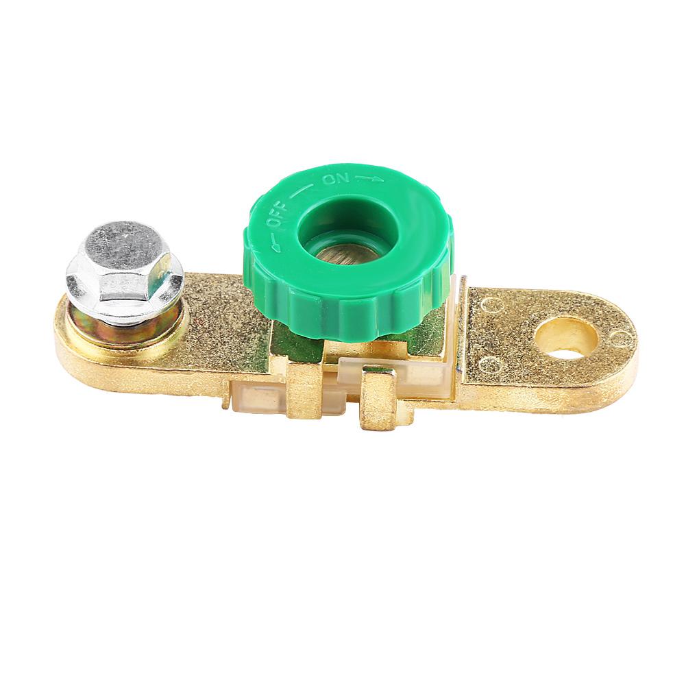 1Pcs Green Head Car Battery Terminal Link Switch Quick Cut off Disconnect Auto Accessory