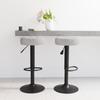 Day and Night - Day and Night Kitchen Stools 2 Units Gray Velvet