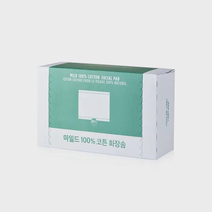 The Face Shop Daily Beauty Tools Mild 100% Bomull Bomullspads 80 Stk