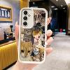 Phone Case for Samsung Galaxy A17 A16 A15 A14 A13 Crying Cats Combine Memes A56 A36 A26 A55 A35 A25 A54 A34 A24 A53 A33 A23 A07