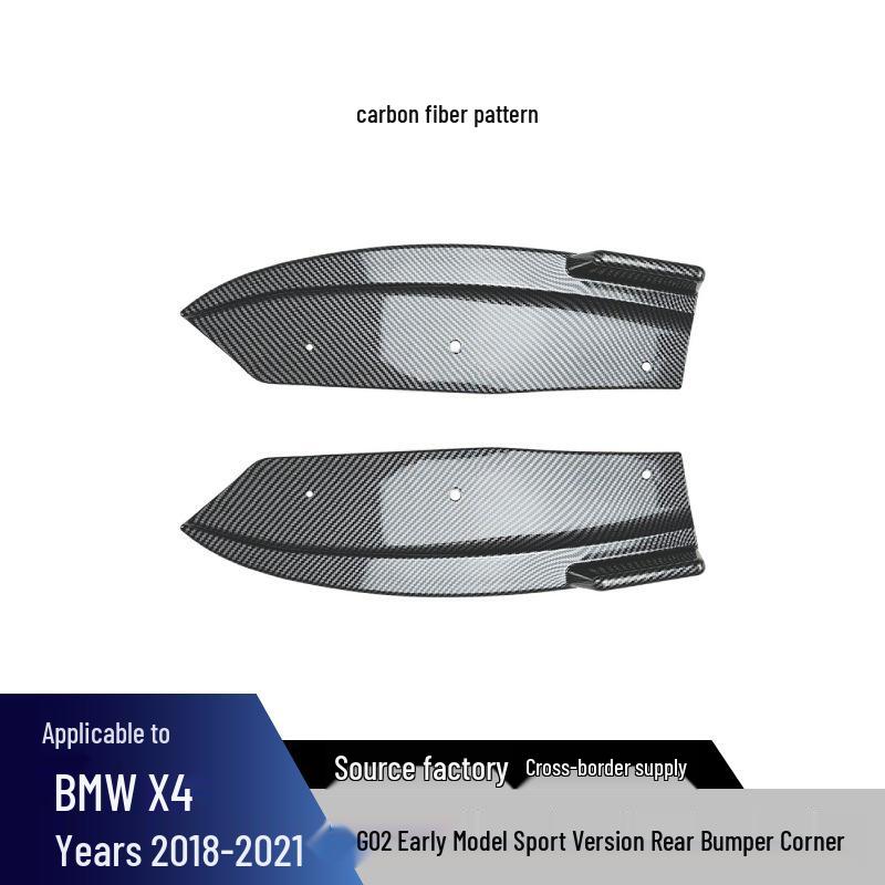 Compatible with BMW Sport: Front Lip, Canards, and Rear Bumper Corners for Modification
