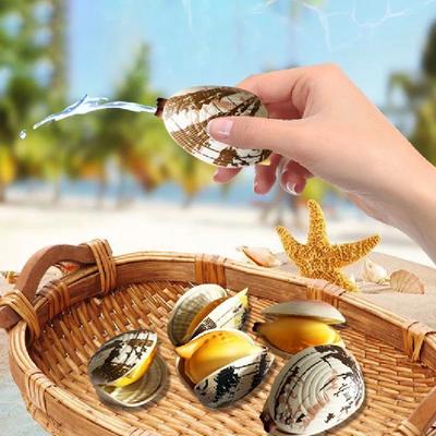 Kreativní hračky mušle stříkající vodu Podvodní vodou absorbující mořští měkkýši Mini vodní malé dárky pro děti První apríl