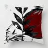 Leaf Personalized Design Red Cushion Cover Home Decor Throw Pillow Cover Living Room Sofa Decoration