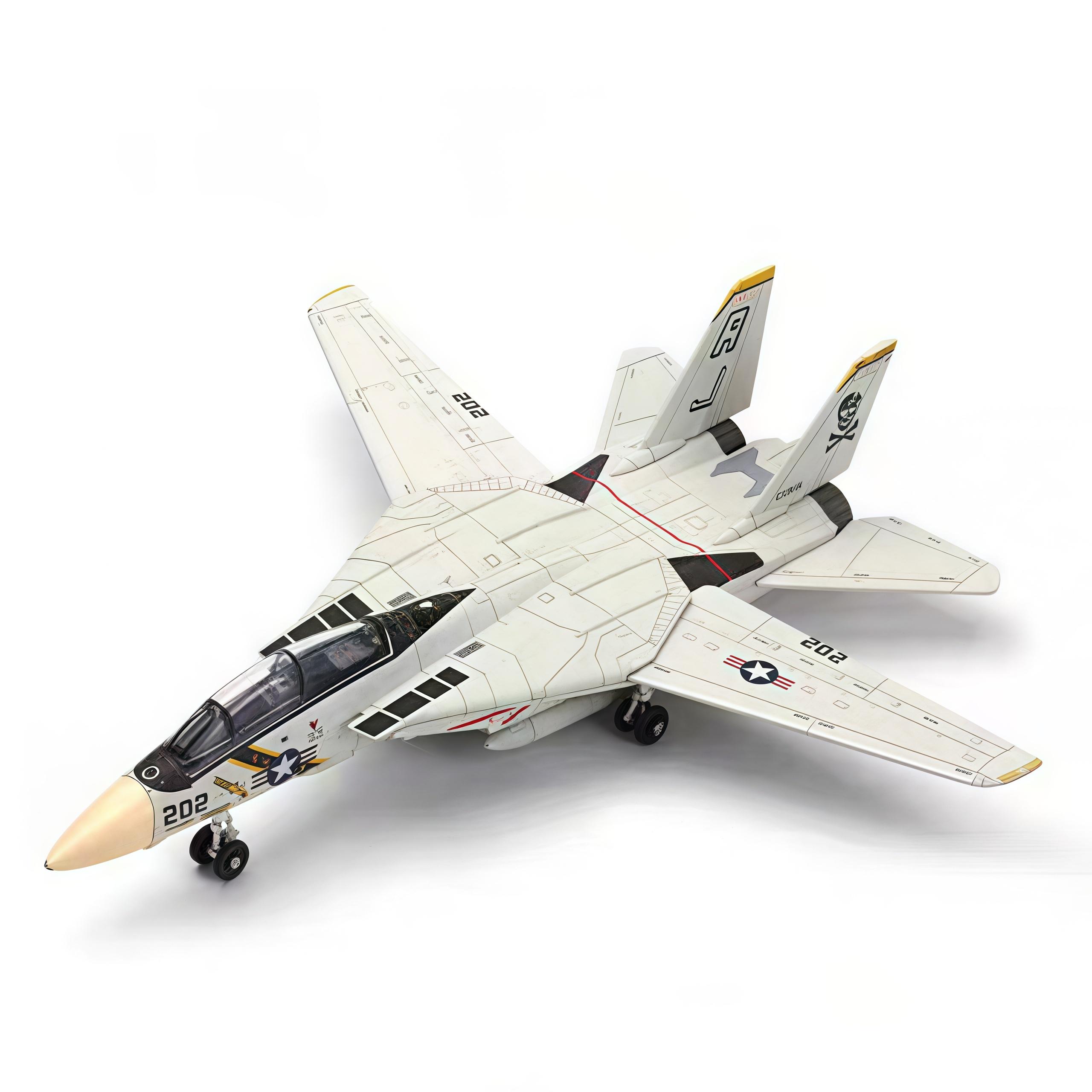 

1/72 F-14 Истребитель Сборная пластиковая модель самолета (включая Стойку для дисплея), Домашний Дисплей и Коллекция, Креативные Подарки