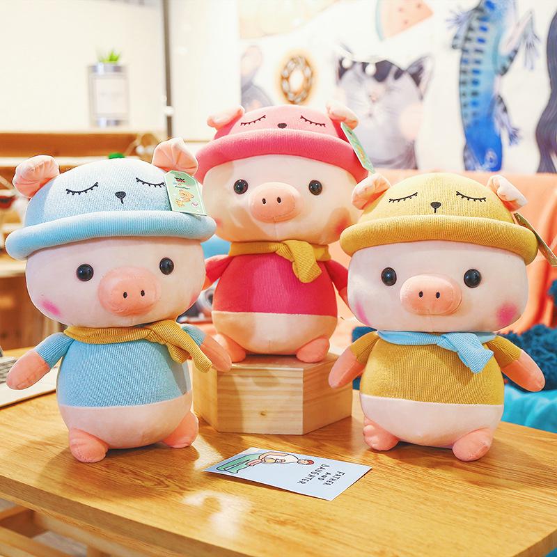 Moda 25cm Maiale Bambola Carino Maiale Cuscino Cartone Animato Maiale Bambola Bambini Figlia Regalo di Compleanno