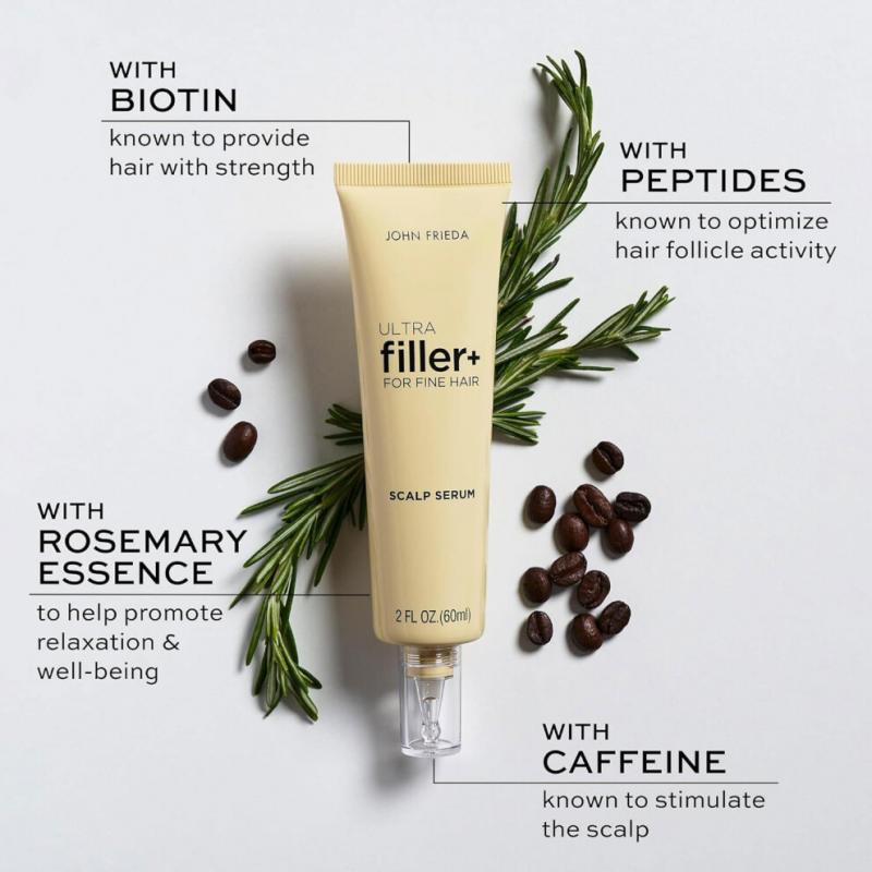 John Frieda PROfiller+ Sérum pro růst hustoty vlasů a pokožku hlavy 50 ml