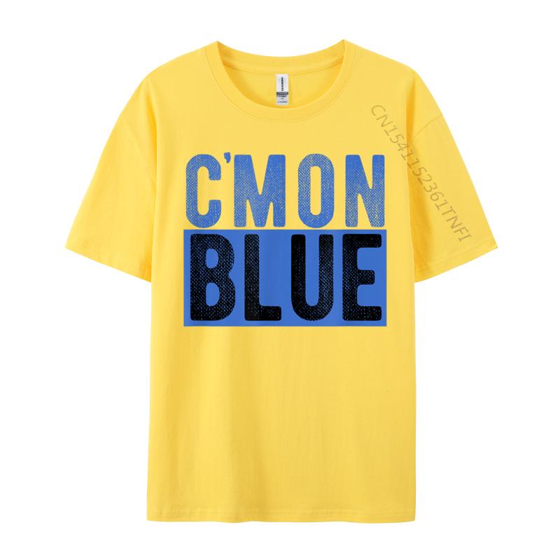Cmon Come On Blue Umpire Baseball Fan Lover Classic Cotton Male Tops Shirts Comfortable T-Shirt Customized Tee-Shirt Fashion