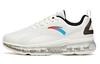 Men's Sneakers Full Length Air Cushion Low Top Running Shoes Men's White Black