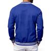 Men's Low Cut Striped Round Neck Casual Sports Jacket