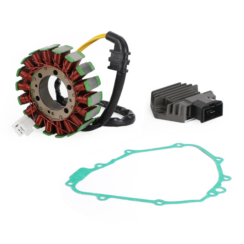 Magneto Coil Stator+Voltage Rectifier+Gasket For Honda CBF600 N/S PC38 04-06