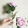 Elegant Artificial Flowers Rosaceae Flannel Rose Flower Bouquet diy Holiday Centerpieces Grave Decorations