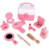 Wooden Dressing Table Toy Set Girls Pretend Play Makeup Role Educational Toddler 4-6 Years