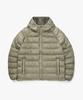 Diadora Vera Piuma Sheer Lightweight Down Jacket Khaki