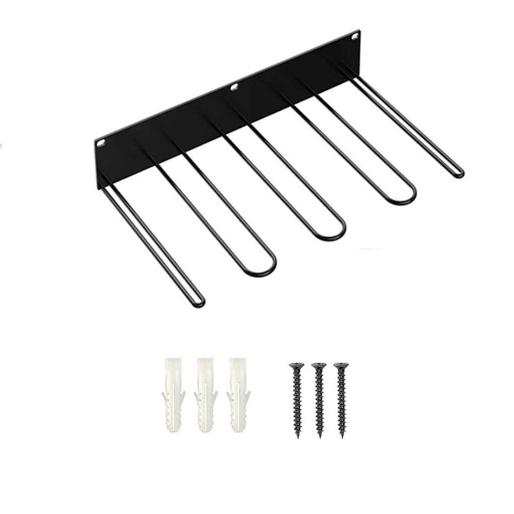 Heavy-Duty Wall-Mounted Boot Rack, Hanging Long Boot Holder, Metal Boot Organizer, High-Capacity Home Shoe Storage Shelf