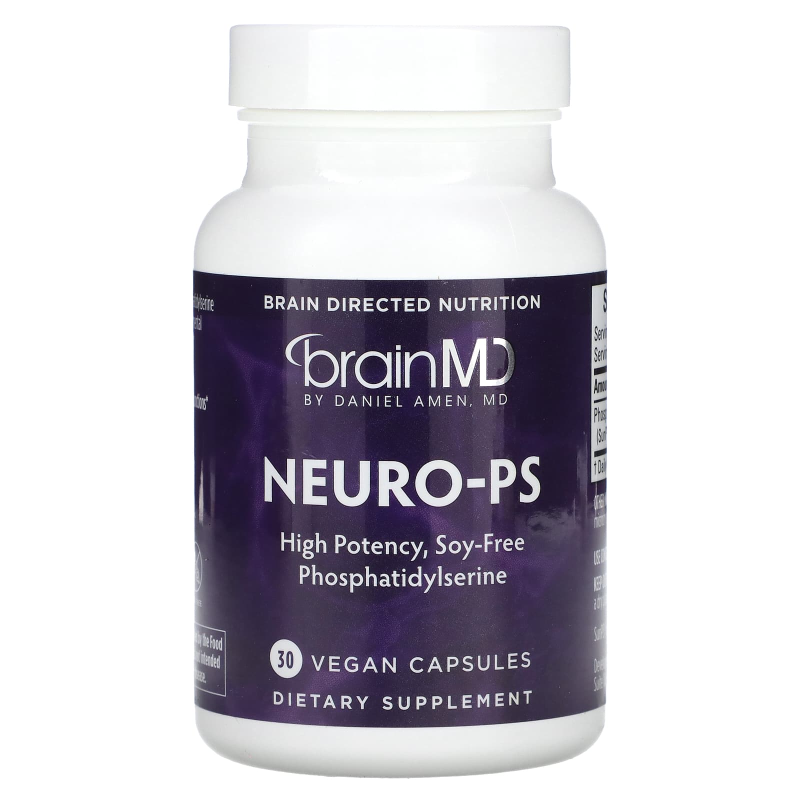 

BrainMD, Neuro-PS, 150mg, 30 veggie capsules