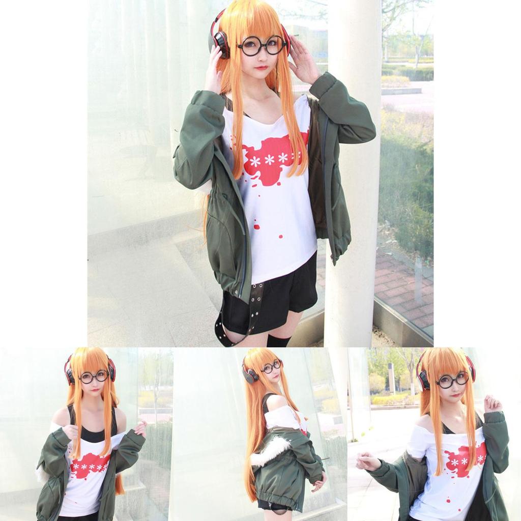 Persona 5 Costume Navi Cosplay Outfit With Polyester Fabric For Halloween Parties