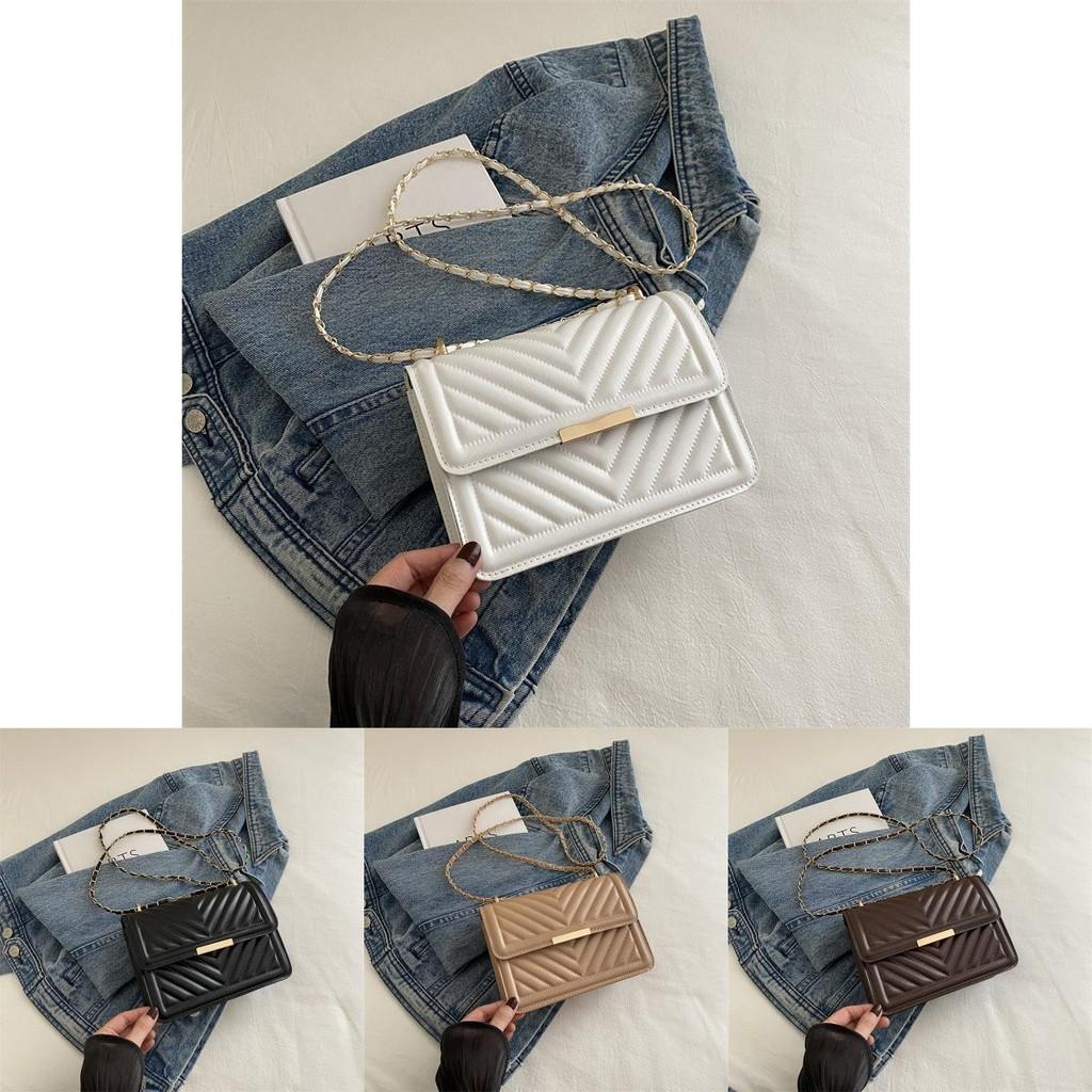 Chic Casual One Shoulder Bag For Women Fashionable Korean Inspired Summer Small Square Purse