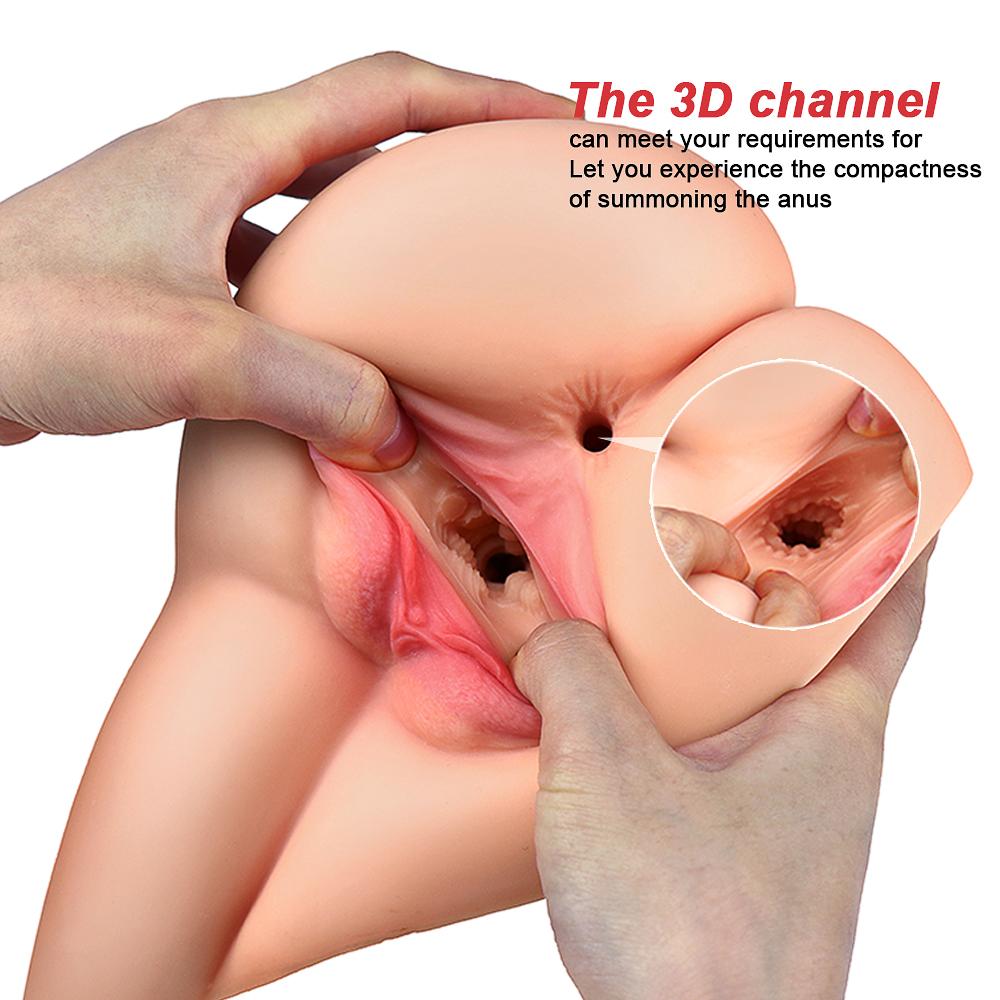 Super Realistic Big Ass Male Masturbator Artificial Women Vagina Masturbator 3D Sex Doll For Man Adult Sex Toys Masturbator