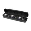 Protective 6 Slot Carrying Case Storage Box for Wristwear Jewelry Watch Small Items Gadgets Organizers Everyday Use Trip