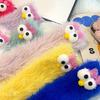 Funny Fuzzy Silly Socks for Women Fluffy Slipper Socks 3D Novelty Face Plush Socks Winter Warm Cute Floor Socks