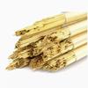 Consumabile pentru mașini EDM: Set de 100 de Tuburi de Alamă Cupru cu Gaură Unică 0,3/0,5/0,8/1,0*400 pentru Sarcini de Tăiere cu Sârmă.