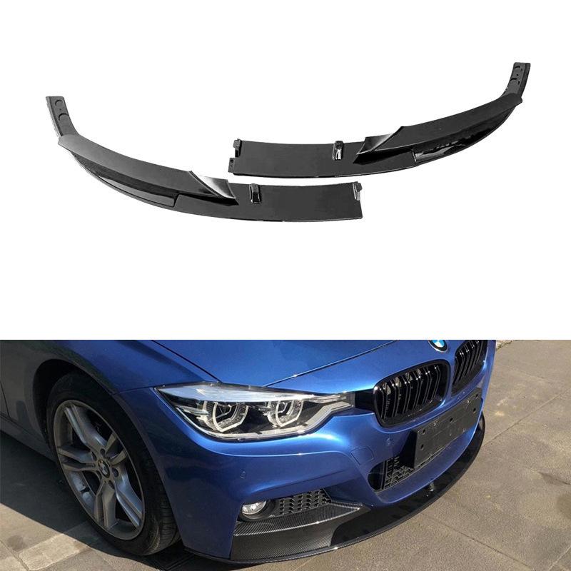 BMW 3 Series F30/F35 Front Splitter Lip Spoiler (2012-2018) - Two-Piece Body Kit