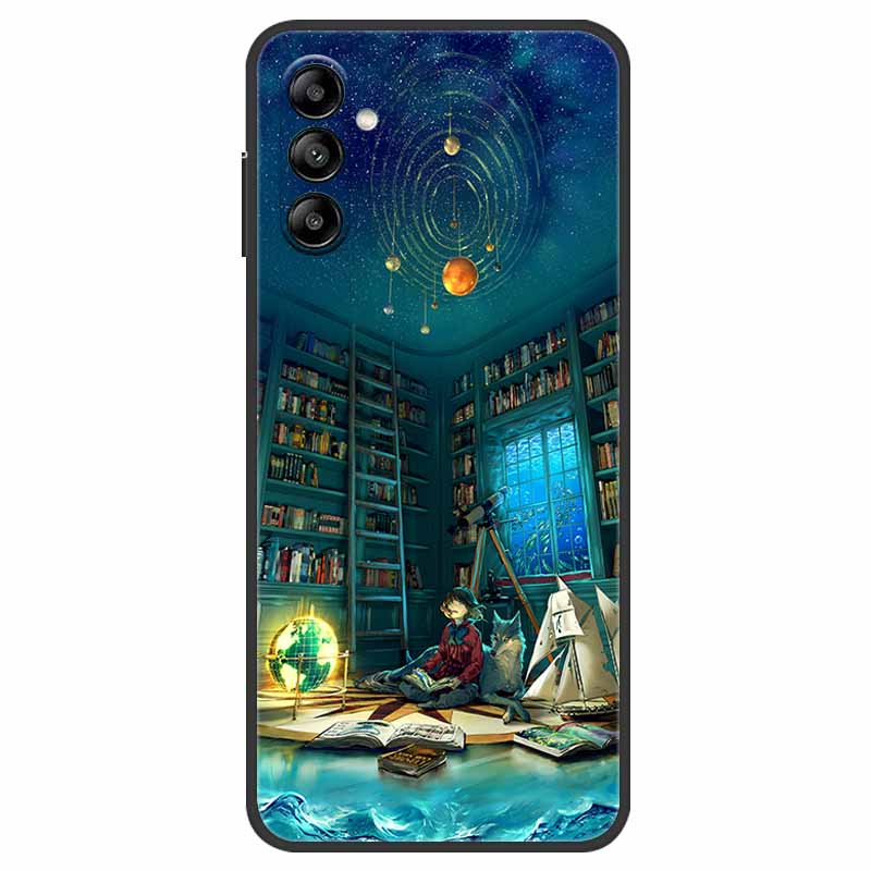 For Samsung Galaxy A14 4G 5G Case Animals TPU Soft Silicone Back Cover Phone Cases for Samsung A15 4G 5G SM-A145F Dog Cat Coque