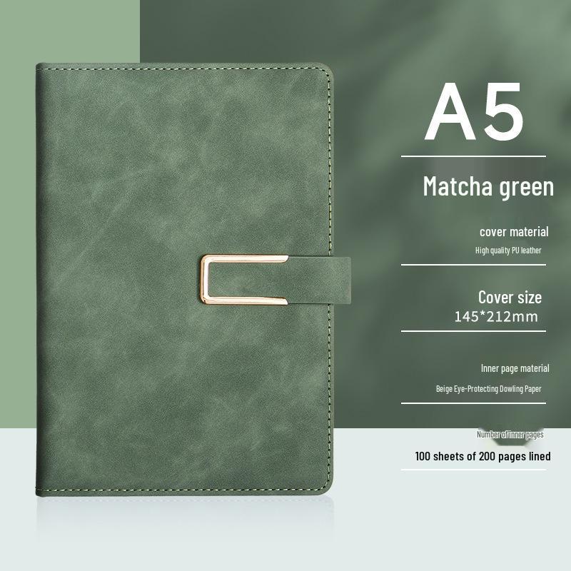 Conjunto de Cadernos A5 de Luxo: Caixa de Presente Diário de Negócios Personalizável com Opção de Impressão de Logotipo