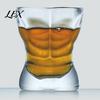 Occhiali a forma di torso umano in vetro senza piombo per feste, Mini bicchiere da liquore a forma di torso umano divertente, Bicchiere da bar creativo e resistente, Regalo unico per feste di adulti
