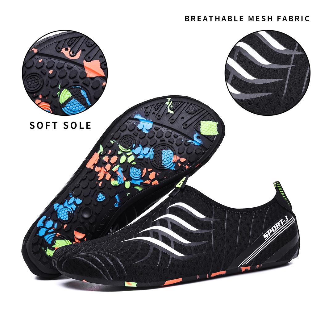 Hafif su ayakkabısı Kadın Erkek Çabuk Kuruyan Plaj Yürüyüş Spor Ayakkabı Yüzme Aqua Ayakkabı Yumuşak Düz Yoga Ayakkabı Size36-49