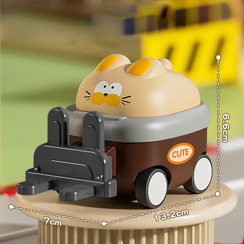 

Engineering Children Press Car Excavator Inertial Educational Education Toy Style A
